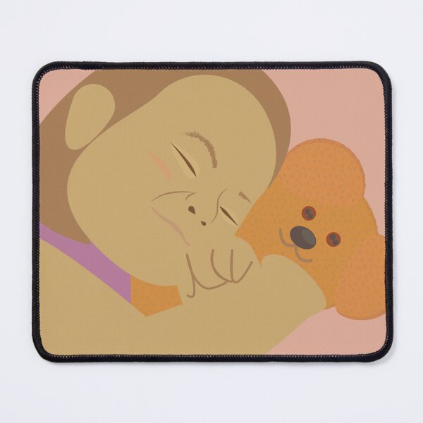 Item preview, Girl Hugging Bear designed and sold by ROSE ANN BANILAR.