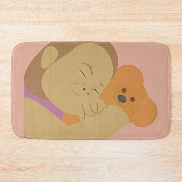 Item preview, Girl Hugging Bear designed and sold by ROSE ANN BANILAR.