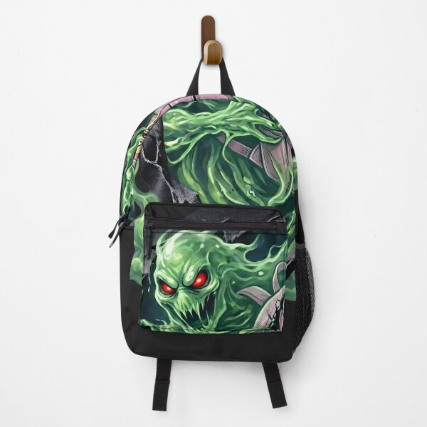 Item preview, Monster Under the Bed: Nightmare Ectoplasm vs. Pink Pony Backpack designed and sold by MCVersa2026.
