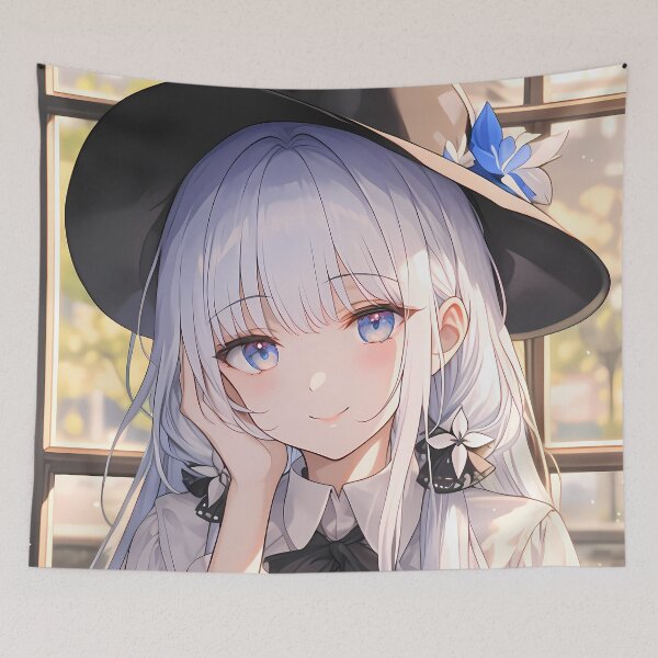Item preview, Illustrious Azur Lane Soft Light Wide Hat Blue Eyes Portrait designed and sold by SuperTeamCanada.