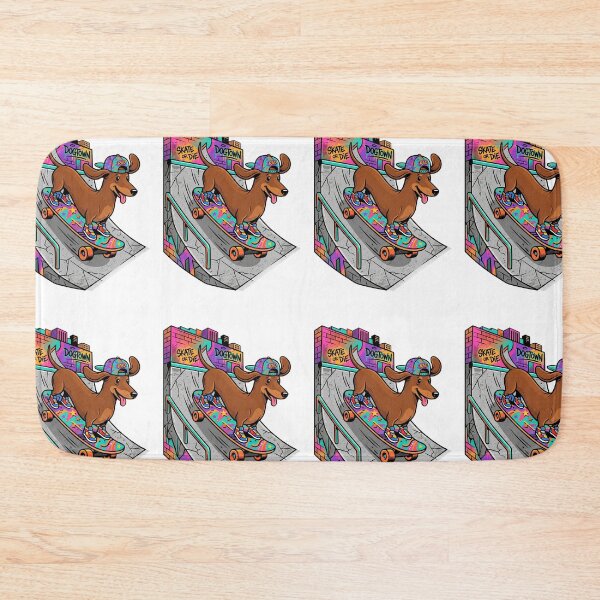 Item preview, Cool Dachshund Skater Skateboard Retro 90s Dog designed and sold by PictoVibe.