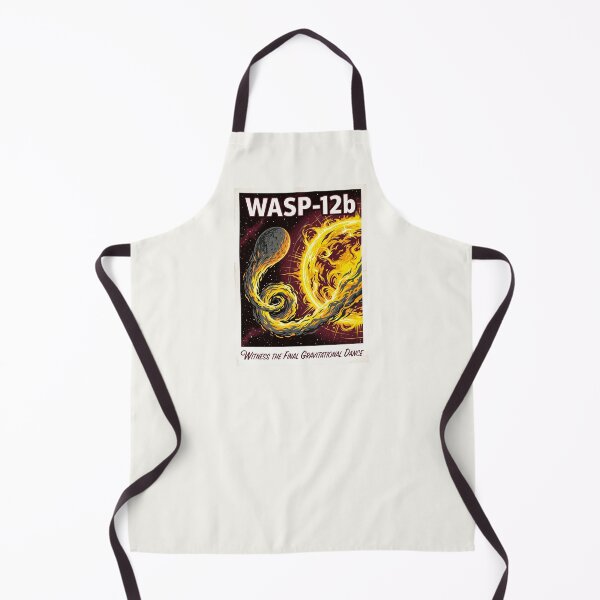 Item preview, WASP-12b Doomed Planet Retro NASA Travel Poster designed and sold by RetroRewind Studio.