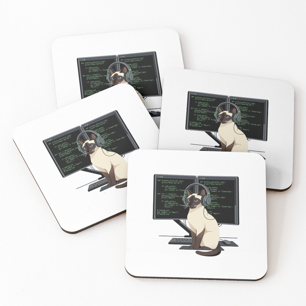 Item preview, Coasters (Set of 4) designed and sold by PictoVibe.