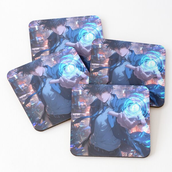Item preview, Nobuchika Ginoza Psycho Pass Neon Hologram Cyberpunk City Night designed and sold by SuperTeamCanada.