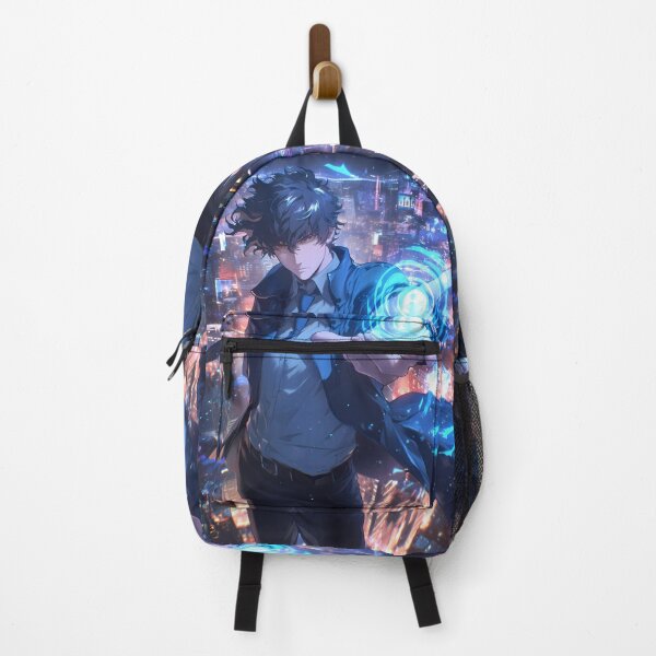 Item preview, Nobuchika Ginoza Psycho Pass Neon Hologram Cyberpunk City Night designed and sold by SuperTeamCanada.