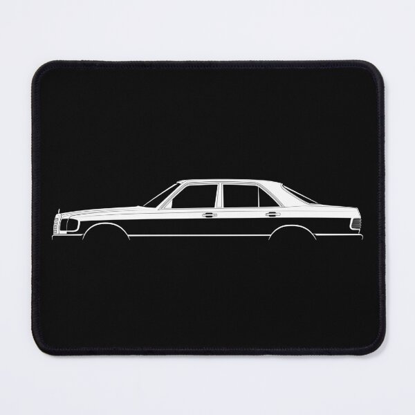 Item preview, 500 SE (W126) (White) designed and sold by Car Silhouettes.