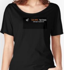 Dunder Mifflin Company Logo Women's Relaxed Fit T-Shirt
