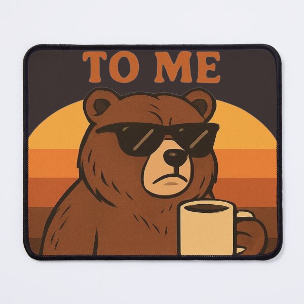 Item preview, Don't Talk To Me Before My Coffee Funny Grumpy Bear designed and sold by Essi80.