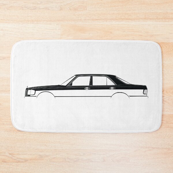 Item preview, 500 SE (W126) (White) designed and sold by Car Silhouettes.