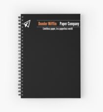 Dunder Mifflin Company Logo Spiral Notebook