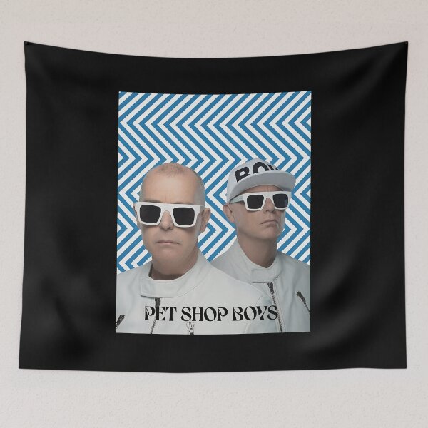 Item preview, Duo Pop Retro Blue Stripes designed and sold by st-orm-ivan.