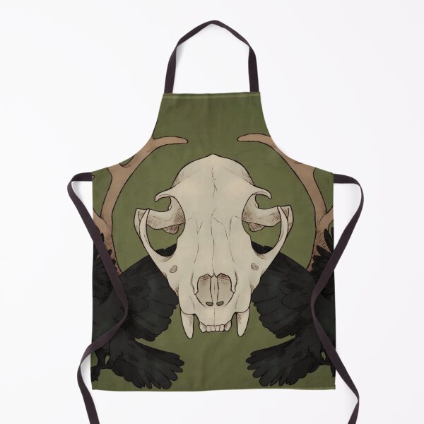 Item preview, Goth Animal Skull and Ravens Goblincore Graphic designed and sold by GloomWood.