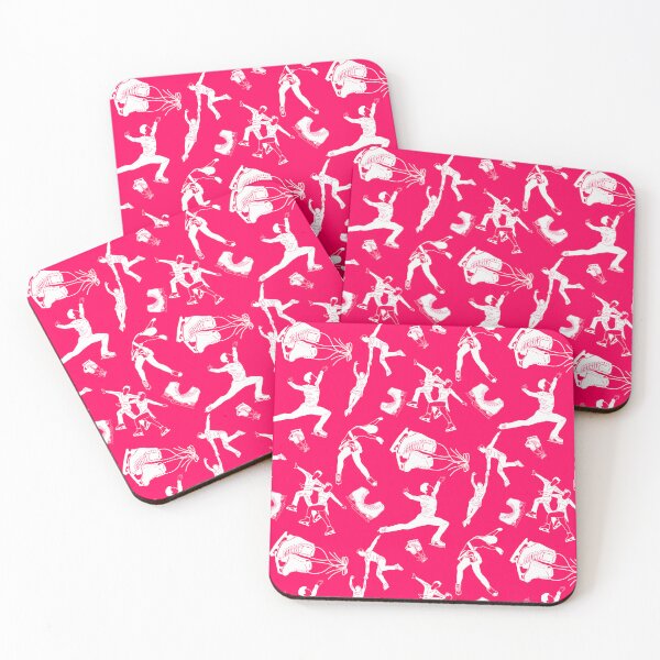 Item preview, Figure Skaters Retro Pop Collection in Vibrant  Watermelon designed and sold by Purposely Designed.