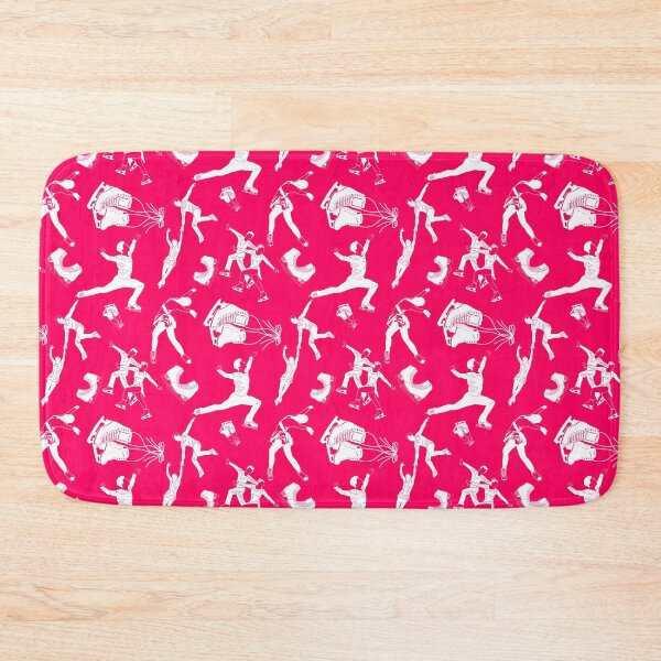 Item preview, Figure Skaters Retro Pop Collection in Vibrant  Watermelon designed and sold by Purposely Designed.