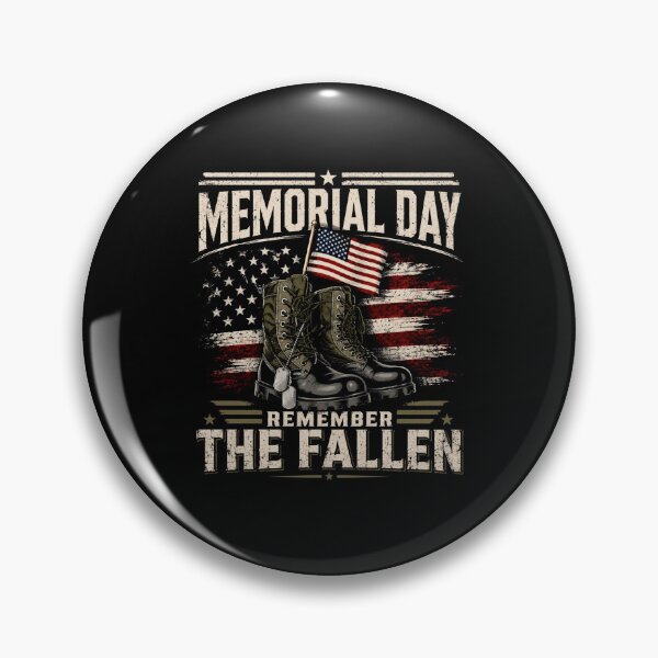 Item preview, Memorial Day Remember The Fallen Military Boots Patriotic Tribute Design designed and sold by Osstaramilua.