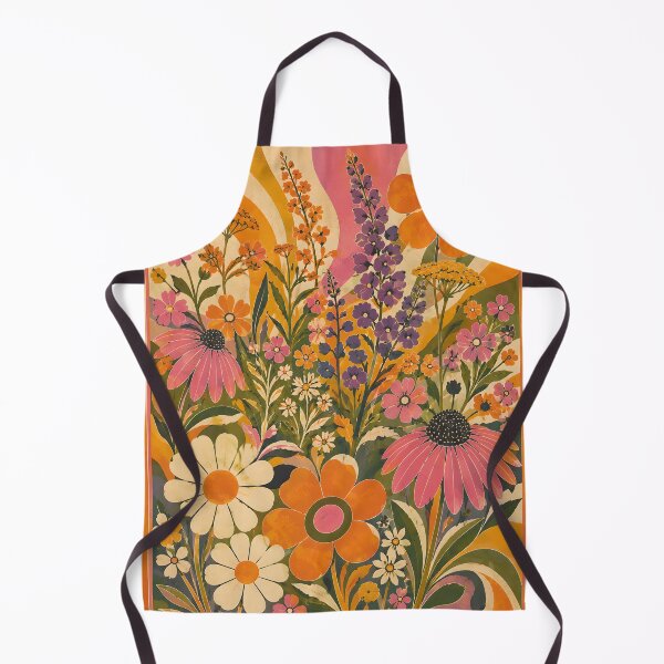 Item preview, 70s Retro Psychedelic Floral Explosion Art designed and sold by ChubbyGoong.