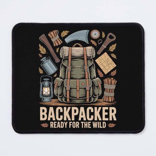 Item preview, Backpacker Ready For The Wild designed and sold by justjason47.