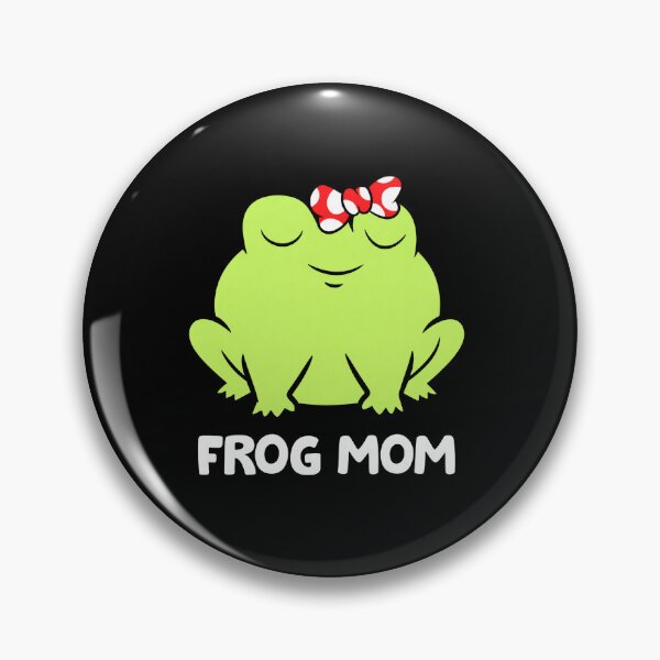 Item preview, Cute Frog Mom Sleeping Frog Lover Minimal Cartoon Design designed and sold by MiALopezArt.