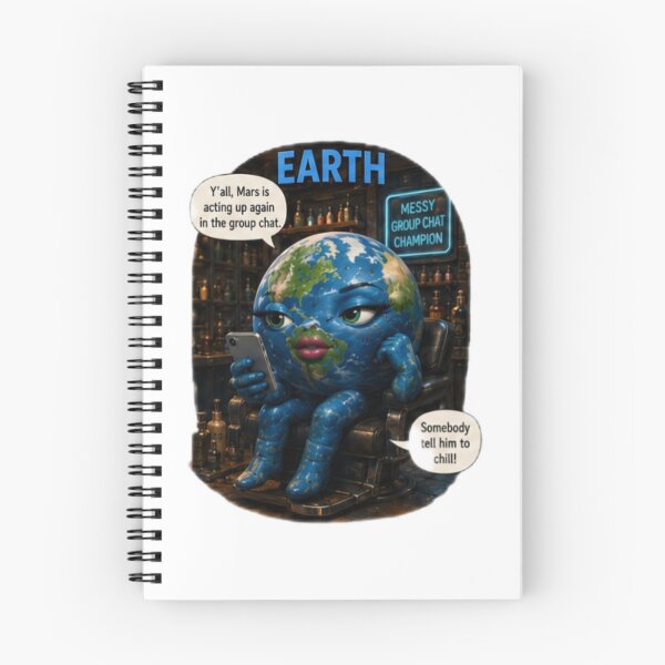 Item preview, EARTH- YALL MARS ACTING UP AGAIN IN THE GROUP CHAT designed and sold by PLANET GOSSIP.