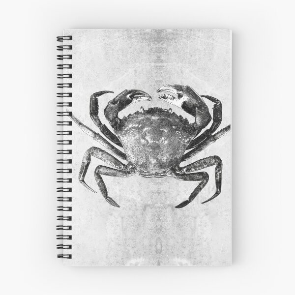 Item preview, European Green Crab Dark Marine Natural History Specimen Art designed and sold by Ghoul Enterprises.