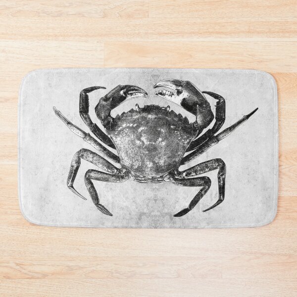 Item preview, European Green Crab Dark Marine Natural History Specimen Art designed and sold by Ghoul Enterprises.