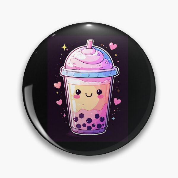Item preview, Sweet Pastel Pink Kawaii Boba Milk Tea designed and sold by Shiv-Shop9494.