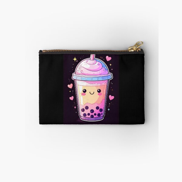 Item preview, Sweet Pastel Pink Kawaii Boba Milk Tea designed and sold by Shiv-Shop9494.