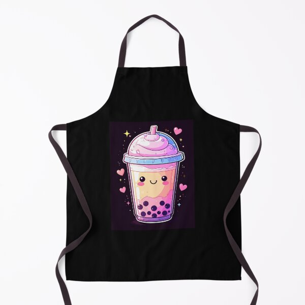 Item preview, Sweet Pastel Pink Kawaii Boba Milk Tea designed and sold by Shiv-Shop9494.