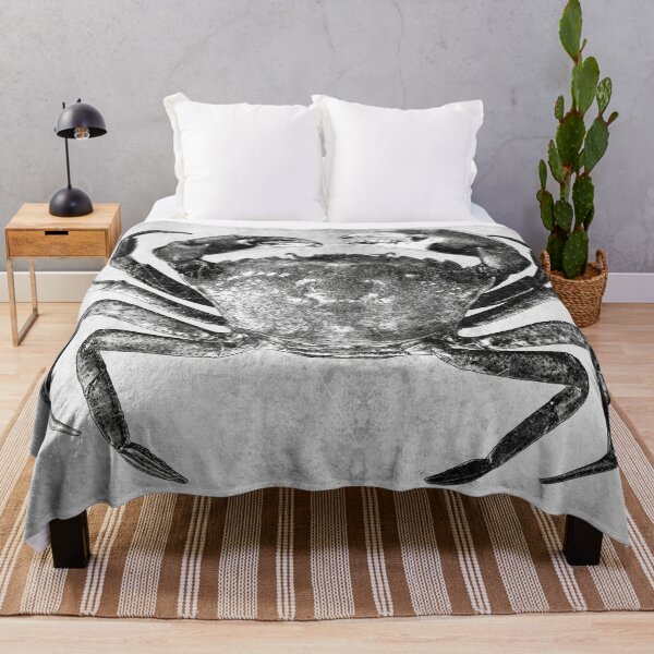 Item preview, European Green Crab Dark Marine Natural History Specimen Art designed and sold by Ghoul Enterprises.
