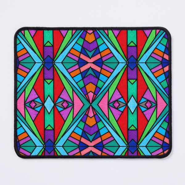 Item preview, Radiant Convergence | Geometric Kaleidoscope in Jewel Tones designed and sold by Singing Life's Chords Studio.