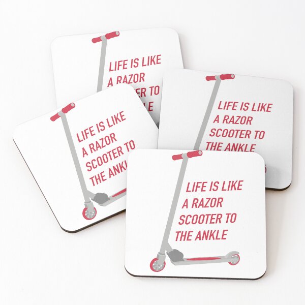 Item preview, Life is like a razor scooter designed and sold by hannahnicole420.