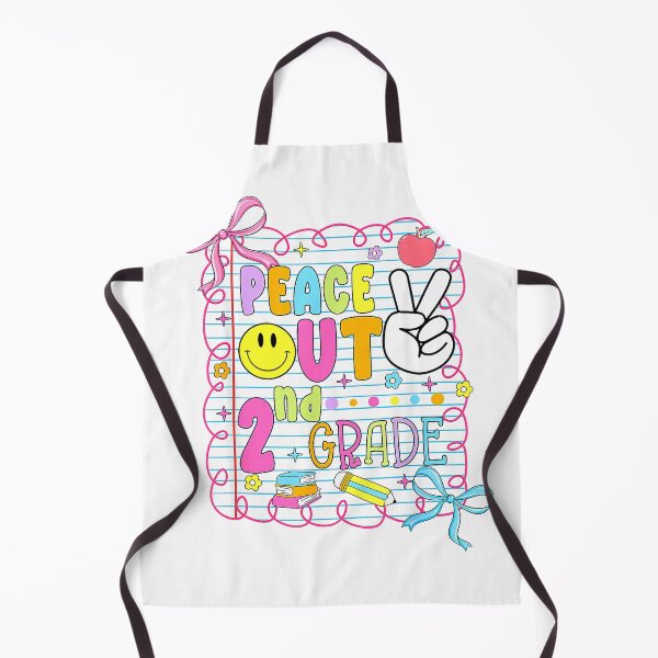 Item preview, Peace Out 2nd Grade Kid Girl Last Day of School Bow Coquette T-Shirt designed and sold by Voila-creative.