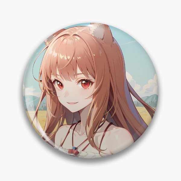 Item preview, Holo spice and wolf Sunflower Field Breeze Under Blue Sky designed and sold by Spraykart.