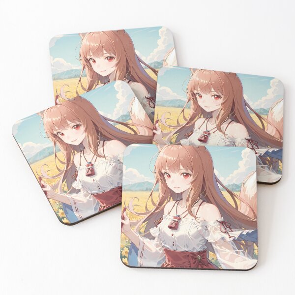 Item preview, Holo spice and wolf Sunflower Field Breeze Under Blue Sky designed and sold by Spraykart.