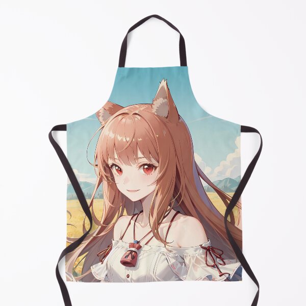 Item preview, Holo spice and wolf Sunflower Field Breeze Under Blue Sky designed and sold by Spraykart.