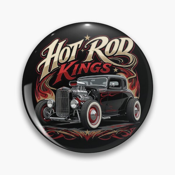 Item preview, Hot Rod Kings Classic Custom Coupe Flame Design designed and sold by DeimosArtIntl.