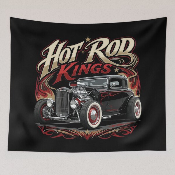 Item preview, Hot Rod Kings Classic Custom Coupe Flame Design designed and sold by DeimosArtIntl.