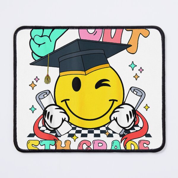 Item preview, Peace Out 5th Grade Smile Face Last Day School Teacher Kid T-Shirt designed and sold by Othinus.