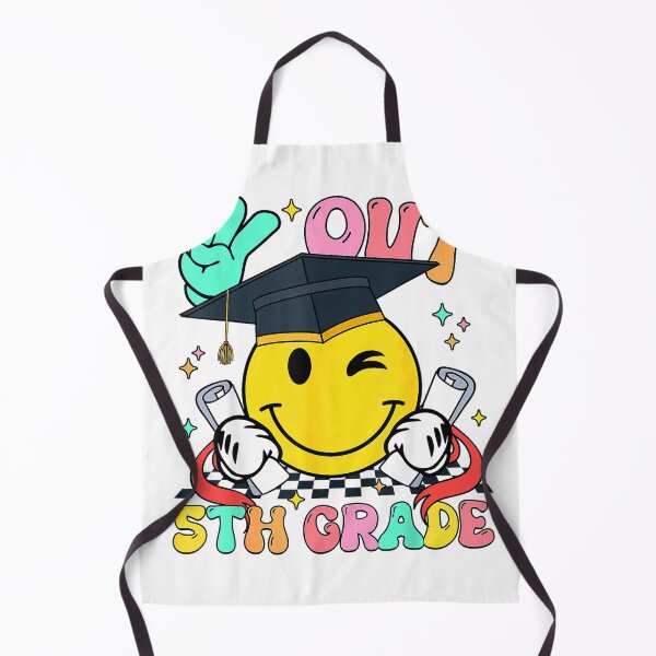 Item preview, Peace Out 5th Grade Smile Face Last Day School Teacher Kid T-Shirt designed and sold by Othinus.