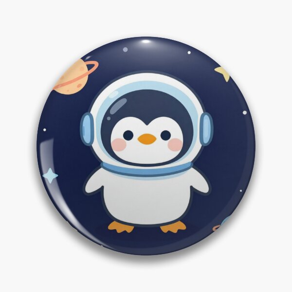 Item preview, Space Penquin designed and sold by bubblyrainbow.