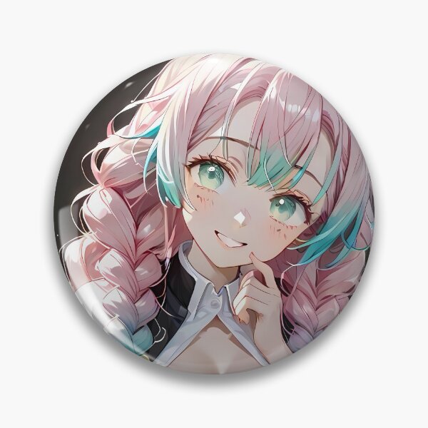 Item preview, Mitsuri Kanroji Demon Slayer Pastel Indoor Daydream designed and sold by Spraykart.
