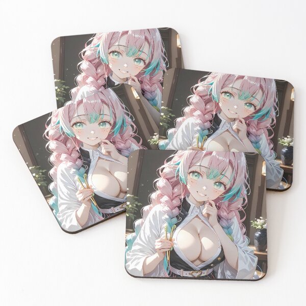 Item preview, Mitsuri Kanroji Demon Slayer Pastel Indoor Daydream designed and sold by Spraykart.