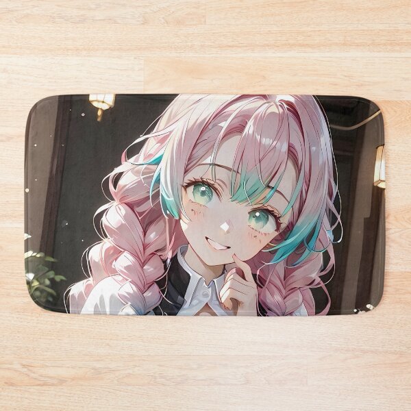 Item preview, Mitsuri Kanroji Demon Slayer Pastel Indoor Daydream designed and sold by Spraykart.