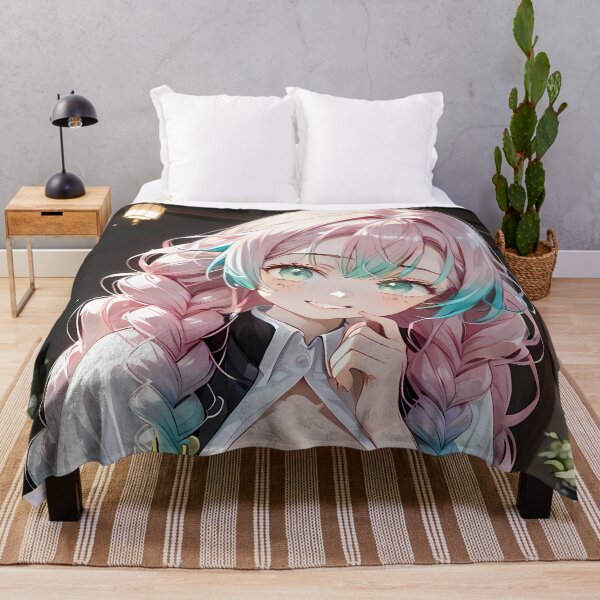 Item preview, Mitsuri Kanroji Demon Slayer Pastel Indoor Daydream designed and sold by Spraykart.