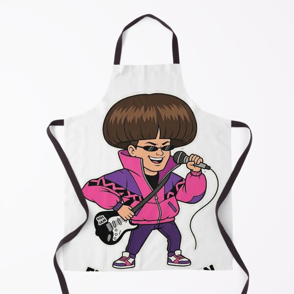Item preview, Retro 90s Jam Huge Bowl Cut Musician designed and sold by Tel A Pet.