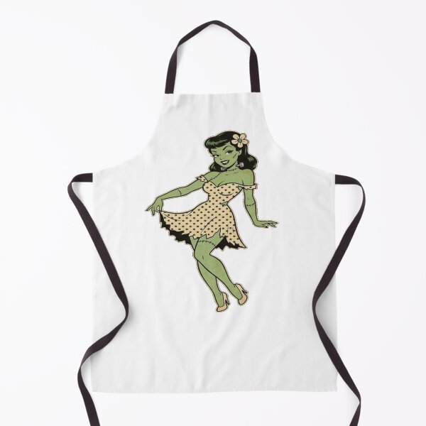 Item preview, Bride of Frankenstein pinup cute monster girl design designed and sold by PalmRock.