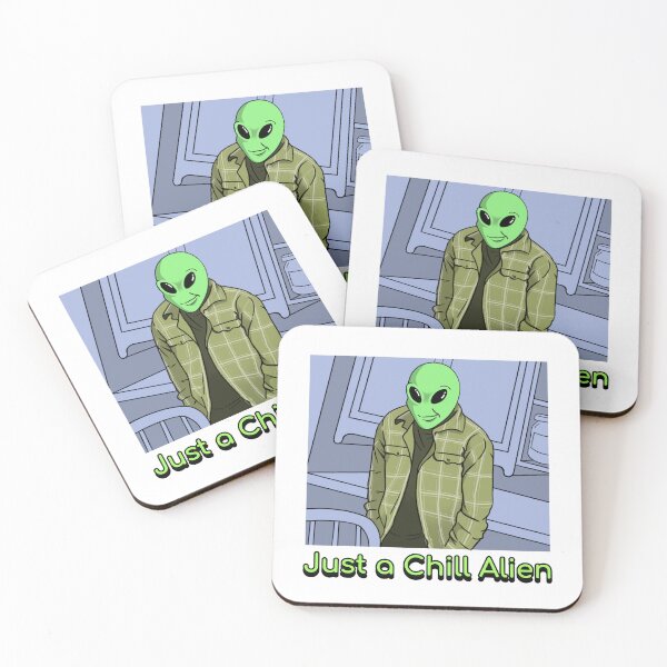 Item preview, Just a Chill Alein designed and sold by MerloSwimmer.