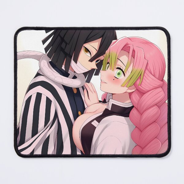 Item preview, Obanai Iguro Demon Slayer Closeup Romance With Mitsuri designed and sold by Spraykart.