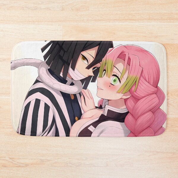 Item preview, Obanai Iguro Demon Slayer Closeup Romance With Mitsuri designed and sold by Spraykart.