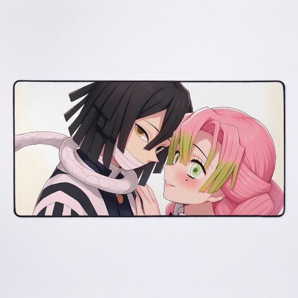 Item preview, Obanai Iguro Demon Slayer Closeup Romance With Mitsuri designed and sold by Spraykart.